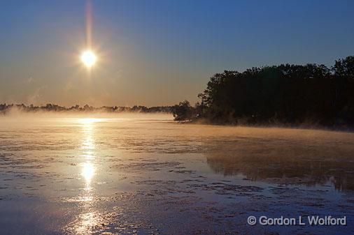 Misty Big Rideau Lake_16281-3.jpg - Photographed along the Rideau Canal Waterway near Crosby, Ontario, Canada.